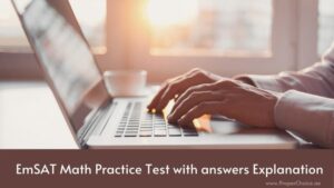 EmSAT Math Practice Test with answers