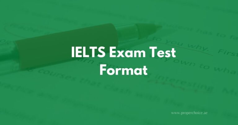 IELTS Exam test format