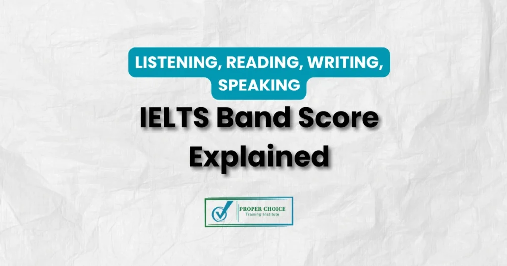 IELTS Band Score Explained Listening, Reading, Writing, Speaking